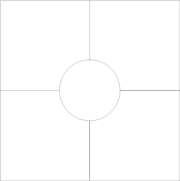 色を塗る前の図形
