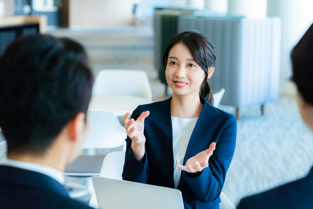 話し方のコツとして構成を意識している人のイメージ