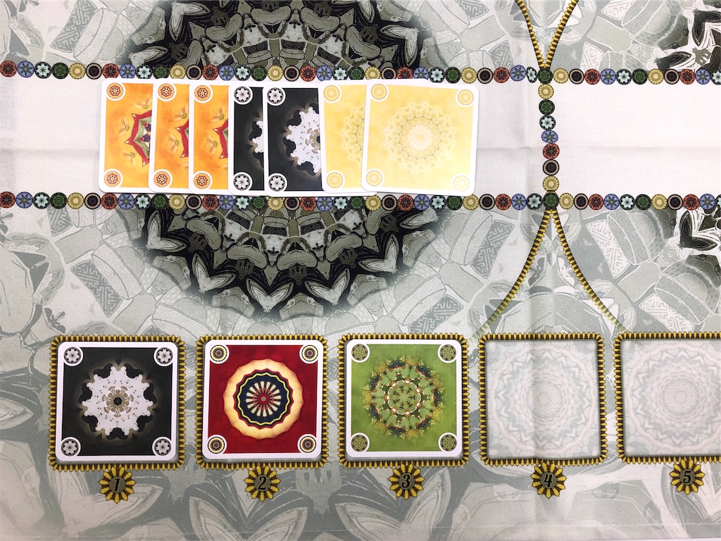 ボードゲーム マンダラ Mandala 紹介 ドドの手札まる見え日記