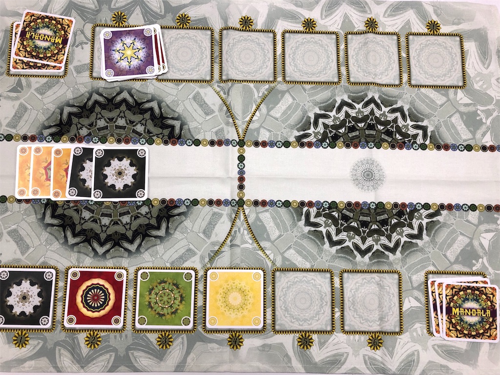 ボードゲーム マンダラ Mandala 紹介 ドドの手札まる見え日記
