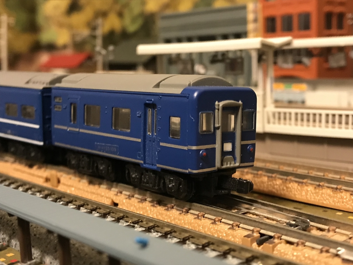 Bトレイン『EL+24系』9両 国鉄 24系25形寝台客車 銀帯 Bトレインショーティー 寝台特急