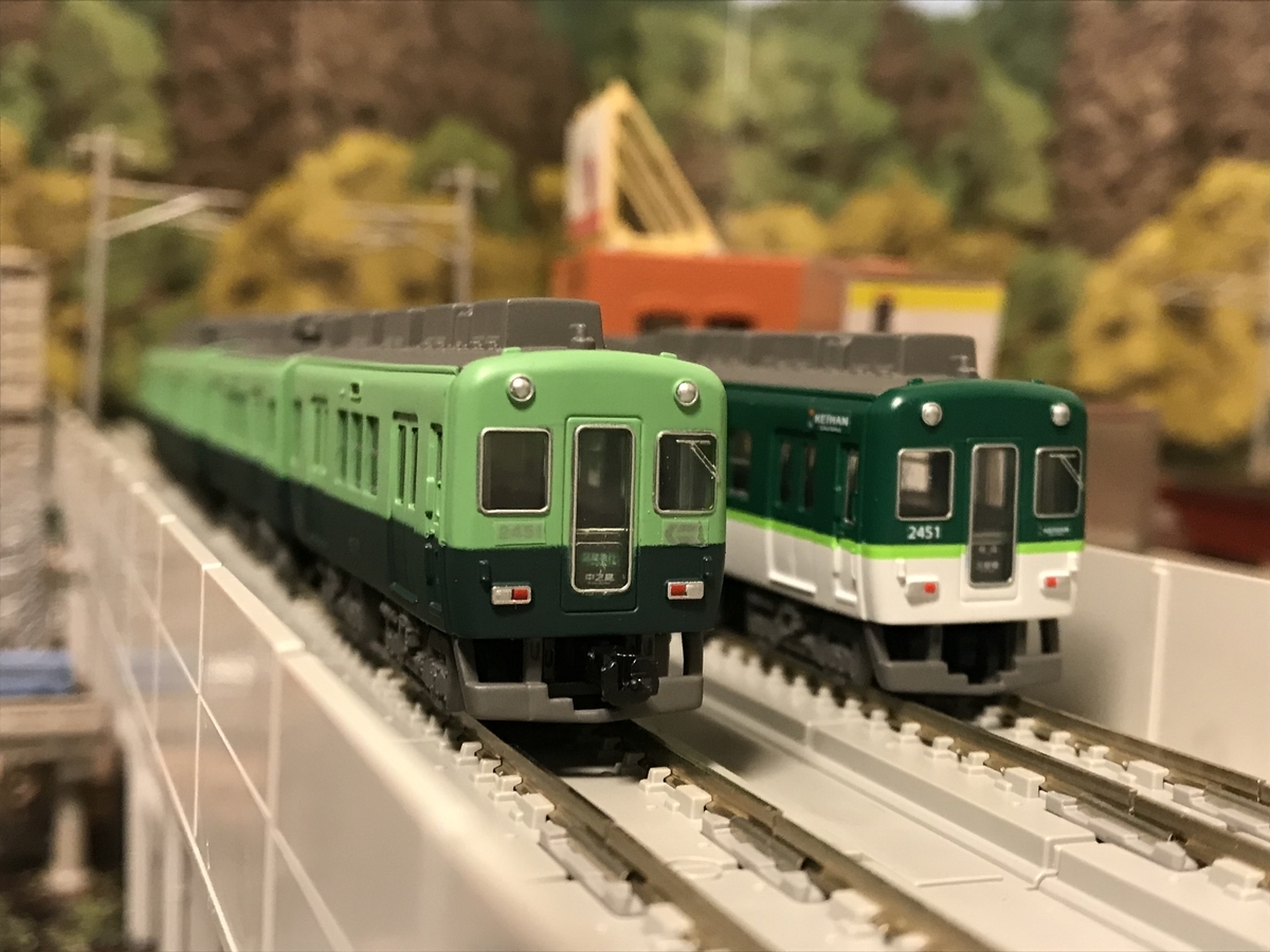 京阪2400系 更新後 旧塗装 #Bトレ #京阪 - 京阪神急行B支線