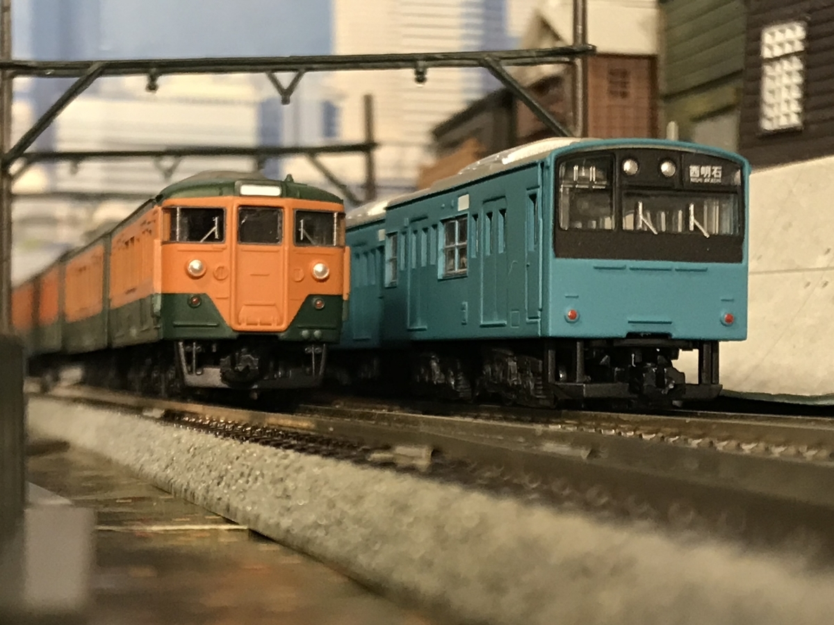 国鉄201系 スカイブルー（登場時） Bトレインショーティー