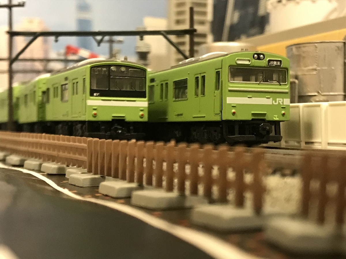 JR西日本 103系 体質改善40N うぐいす色 高運転台 B