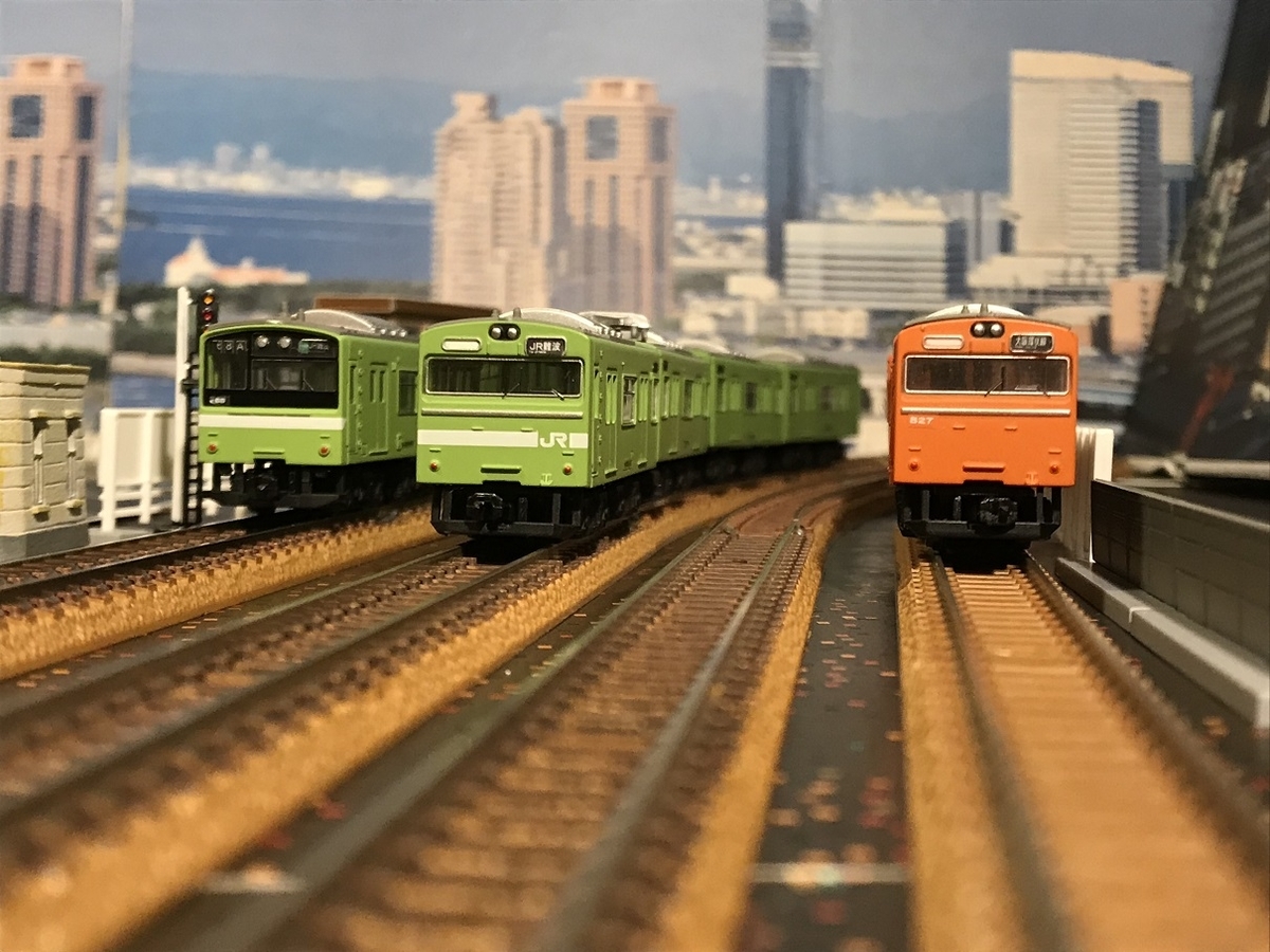 JR西日本 103系 体質改善40N うぐいす色 高運転台 Bトレイン