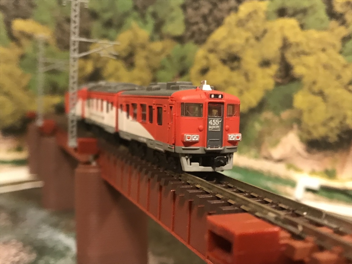 JR東日本 455系 磐越線色 Bトレインショーティー - 京阪神急行B支線