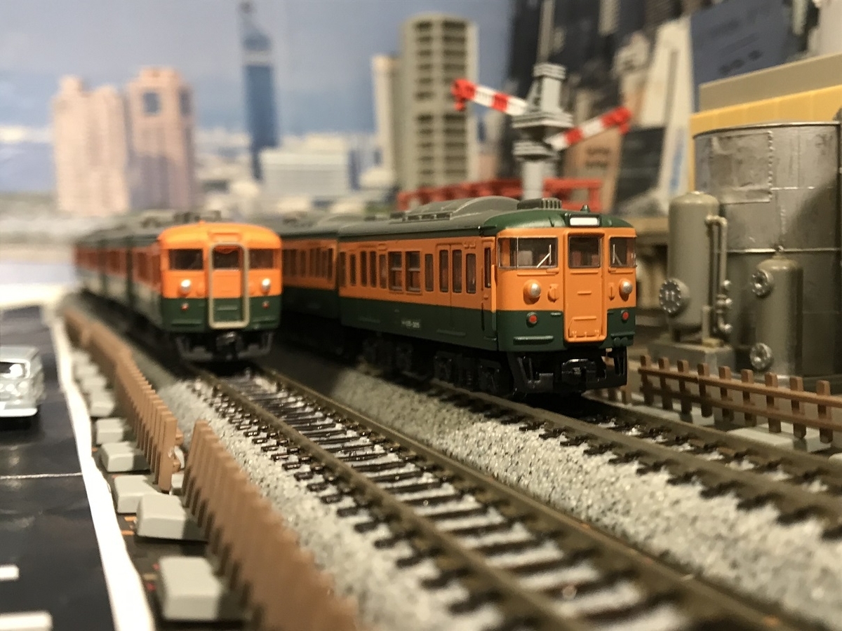 国鉄 115系 湘南色 シールドビーム Bトレインショーティ - 京阪神
