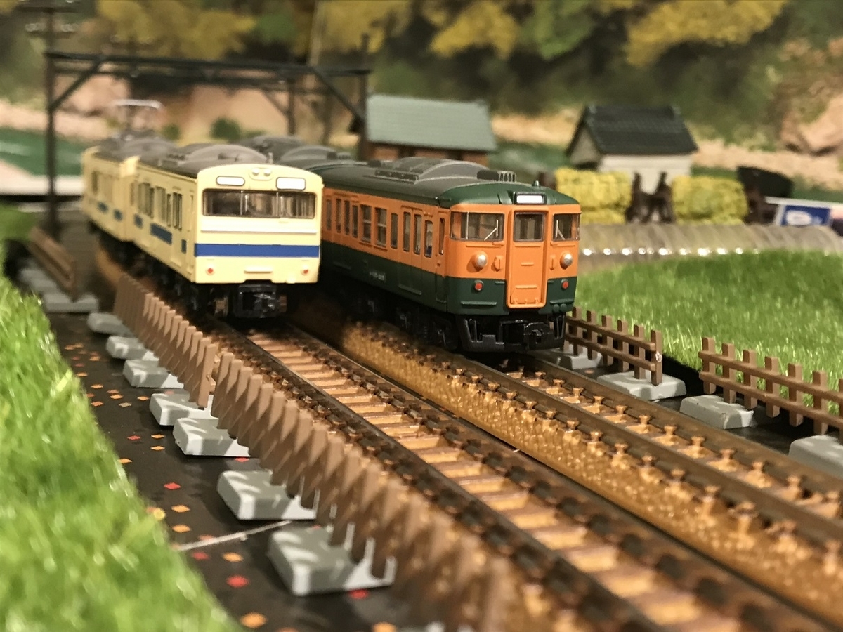 国鉄 115系 湘南色 シールドビーム Bトレインショーティ - 京阪神