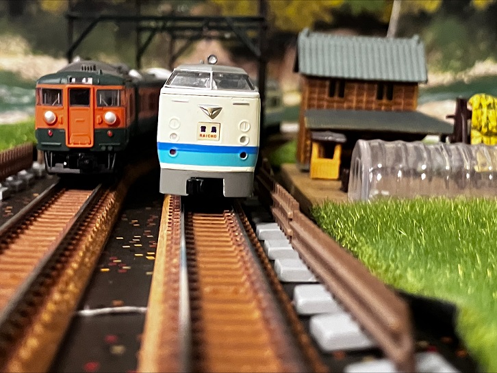 ＪＲ東日本　４８５系　上沼垂色　非ボンネットタイプ