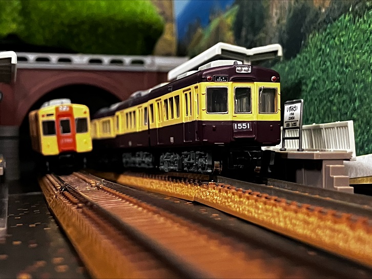 能勢電鉄 1500系 2色塗装 Bトレインショーティー - 京阪神急行B支線