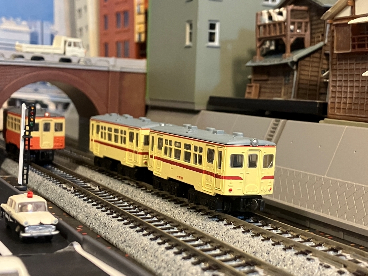 国鉄　キハ１０系　準急色　Ｂトレイン　ショーティー