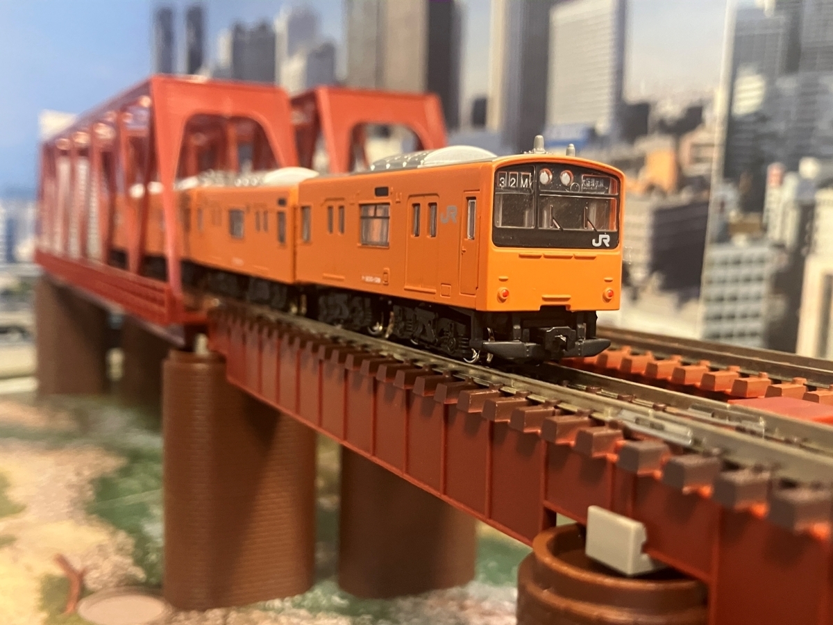 JR西日本 201系 体質改善車 オレンジバーミリオン Bトレイン