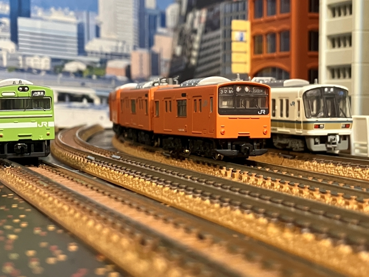 JR西日本 201系 体質改善車 オレンジバーミリオン Bトレイン