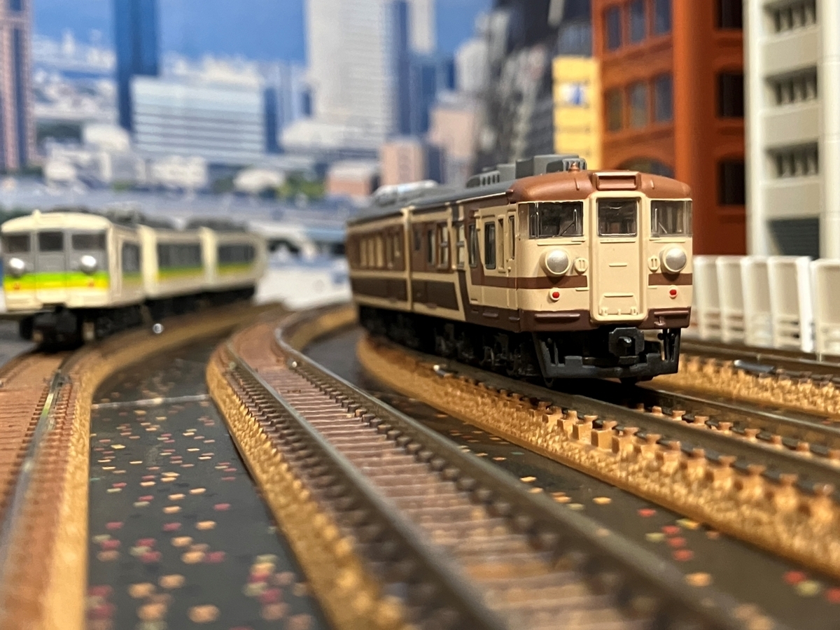 JR東日本 165系 ムーンライト 茶 Bトレイン ショーティー