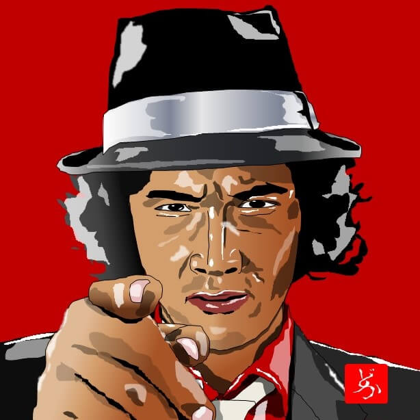 もう没後30年 松田優作 探偵物語をエクセルで描いてみた どかれふのexcel画廊