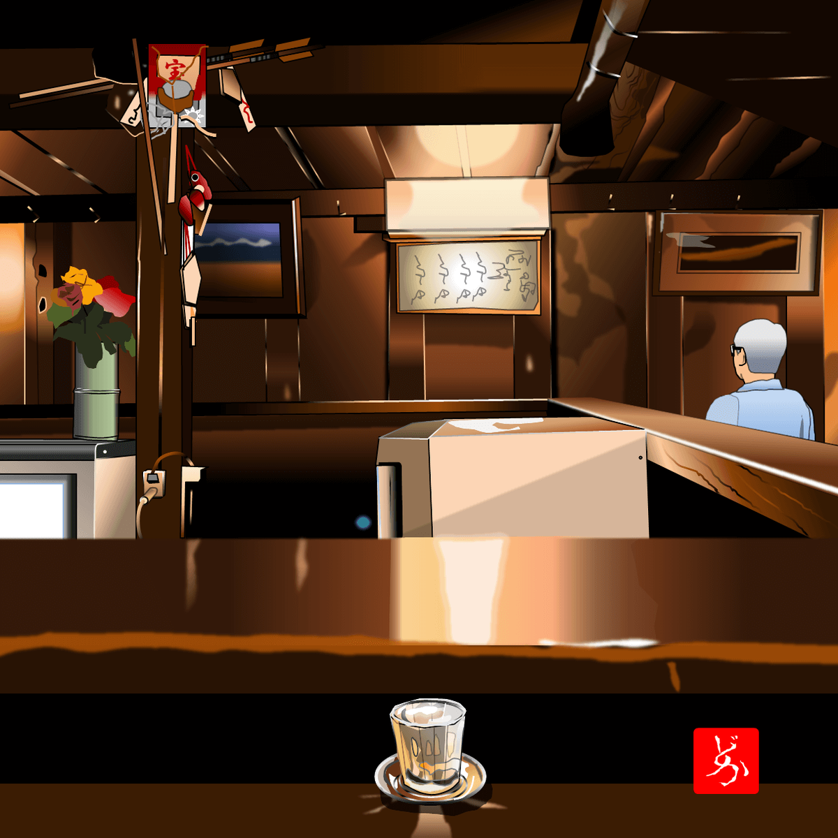 仙台ディープゾーン文化横丁の顔的な居酒屋 源氏 をエクセルで描いてみた どかれふのexcel画廊