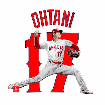 投手 大谷翔平のエクセル画 どかれふのexcel画廊