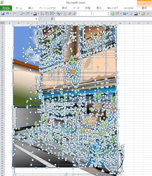駒込のとんかつ屋「みのや」のエクセル画イラストドット版