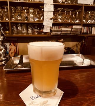池袋のGibbonで「とりあえず」のヒューガルデン from TAP