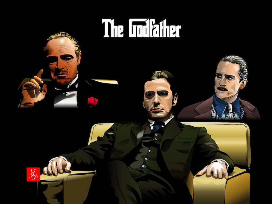 『ゴッドファーザー』の全員集合エクセル画