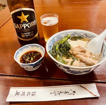 「三州屋」名物鳥豆腐。