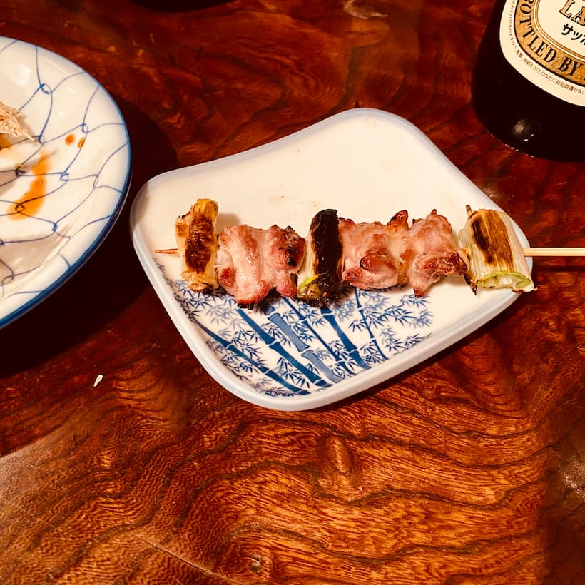 鶯谷「鍵屋」で合鴨塩焼き