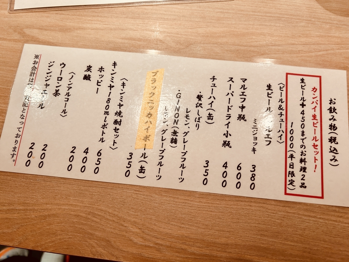 せんべろ、吉祥寺、酛、立飲み、昼酒、はしご酒
