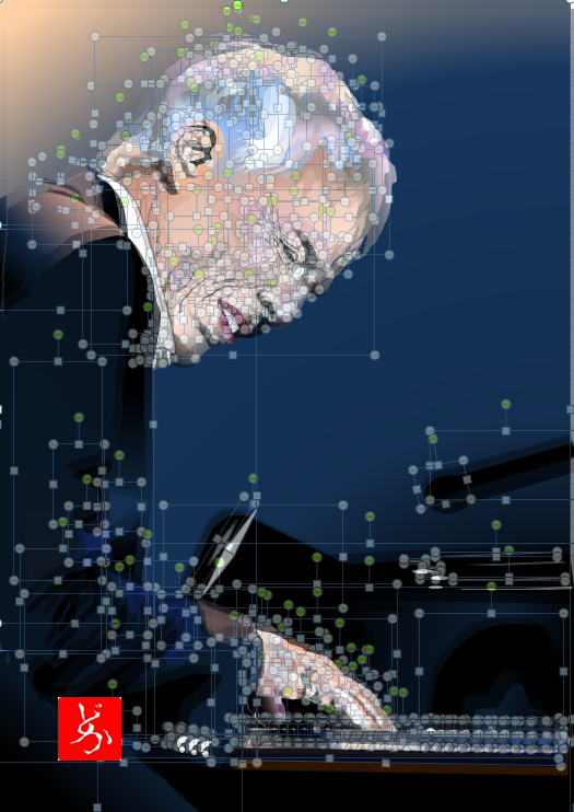エクセル画　バート・バカラック