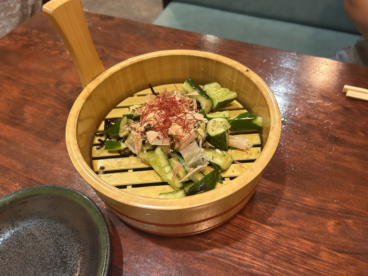玉河 三鷹店のやみつききゅうり