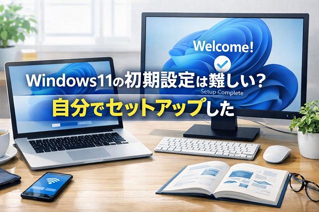 windows11の初期設定は難しい？自分でセットアップの方法と所要時間