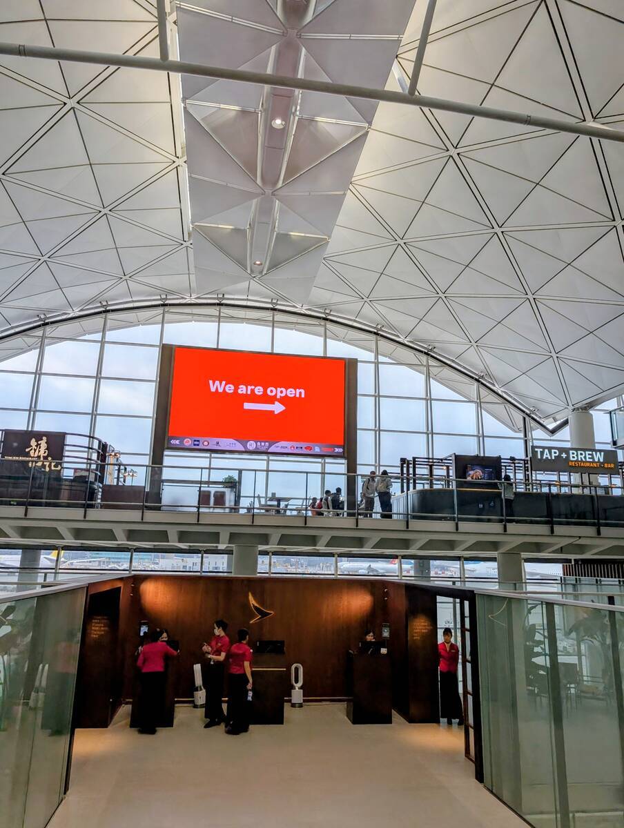 香港キャセイラウンジThe BridgeとCX500便搭乗記－私的三泊四日香港