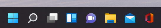 Windows11アイコン02タスクバー