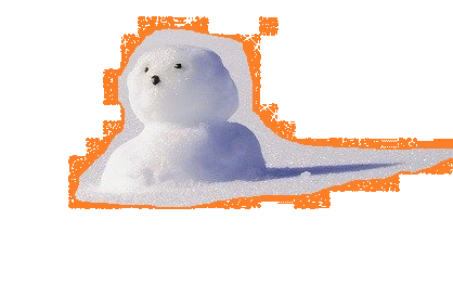 雪だるまの画像