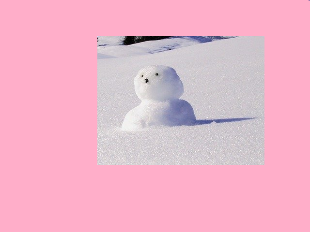 雪だるまの画像