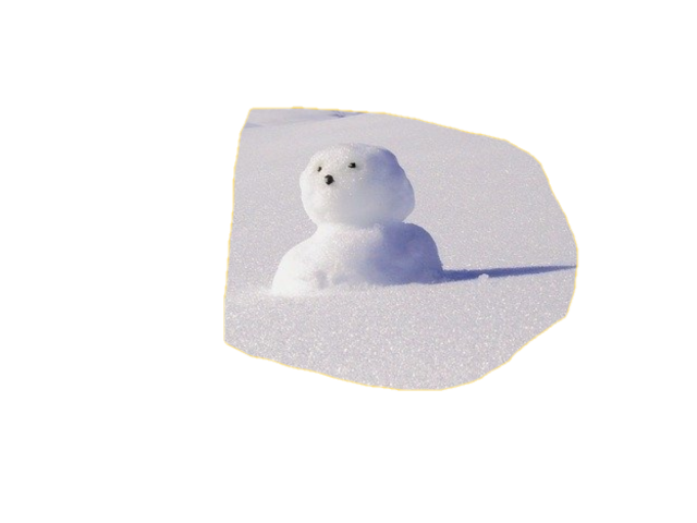 雪だるまの画像