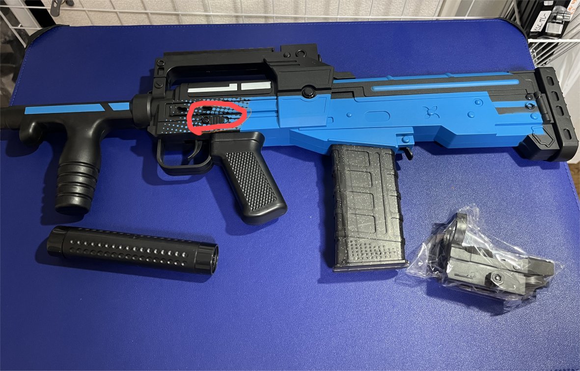 GROZA の電動のソフトブレットガン - ドクやん日記 エアガンとかモデル