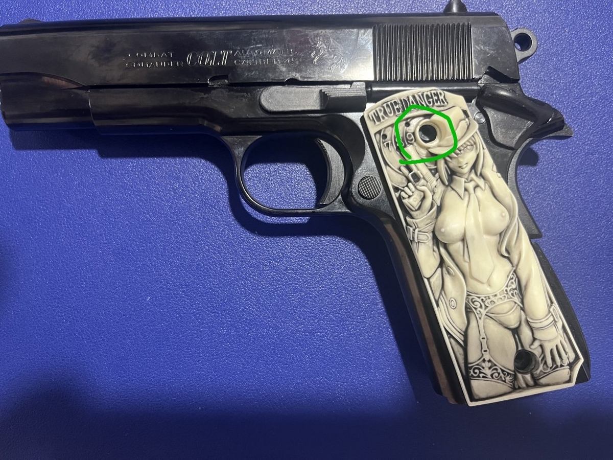 【SPG】 マルシン　ブローニングハイパワー　モデルガン　パックマイヤーグリップ SPG】 マルシン ブローニングハイパワー モデルガン パック