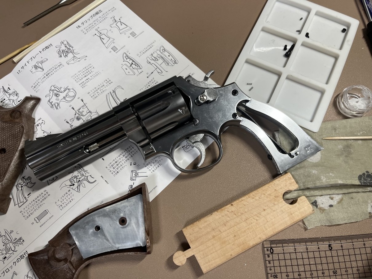 マルシン M686 4インチ モデルガン キット出来るさ！＃2