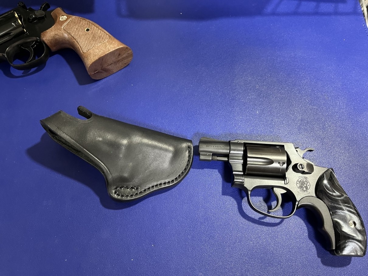 タナカワークス　S＆W　M19　ABSモデルガン　イーストAホルスターセット タナカワークス S＆W M19 ABSモデルガン イーストAホルスター