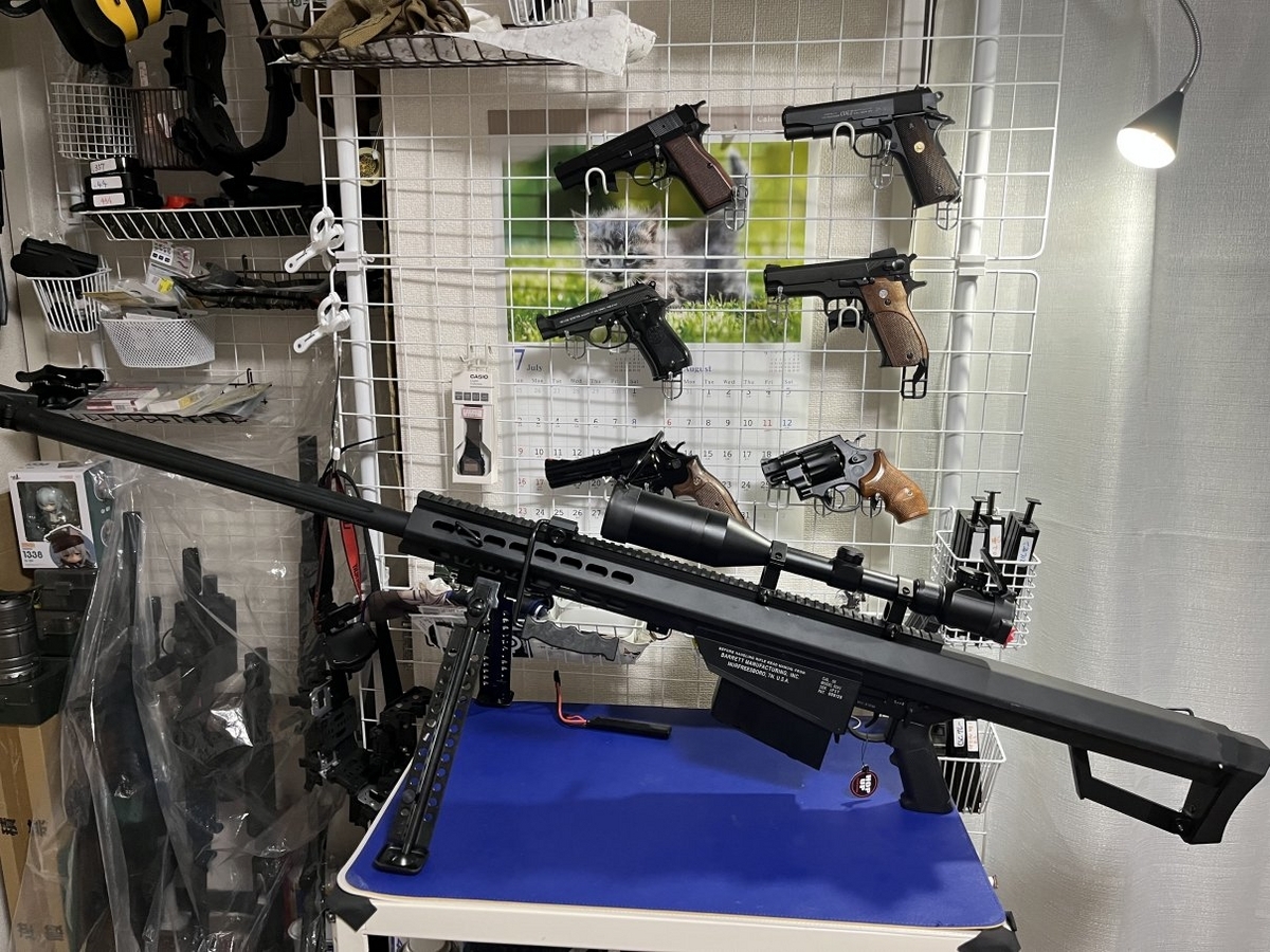 SnowWolf BARRETT M82電動ガン も 試してみる - ドクやん日記 エアガン