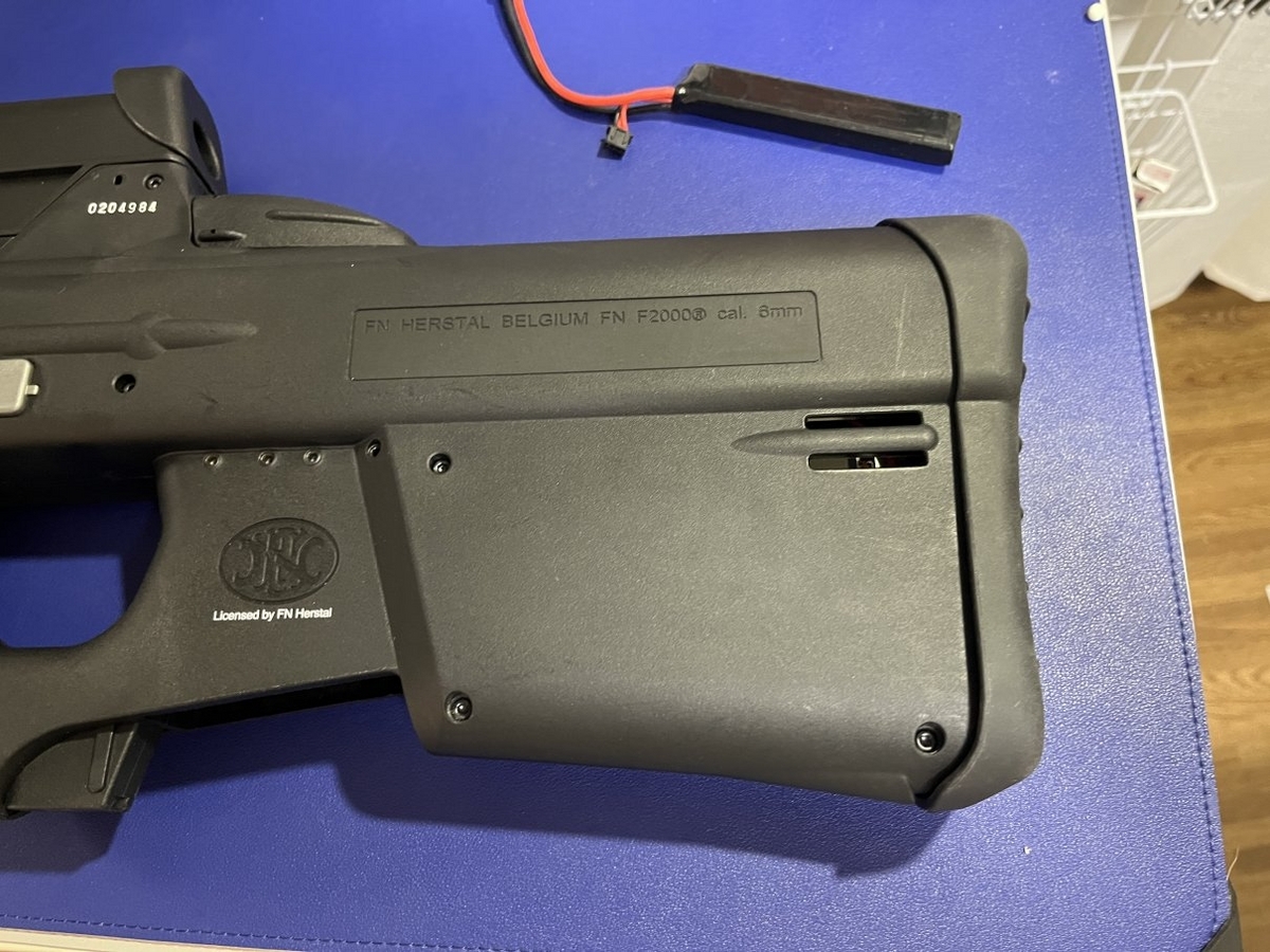 FNモデルガン F2000 戦闘機のような型番 そして S.T.A.L.K.E.R. 追記 射線調整