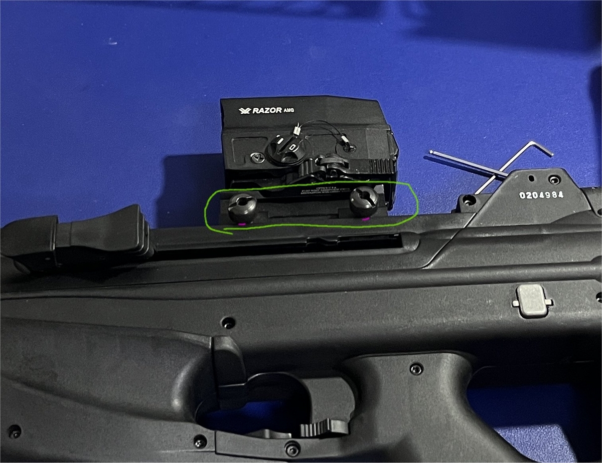 タクティカルレール　G&G F2000 G&G FN F2000用タクティカルレール BK / ORGA AIRSOFT本店