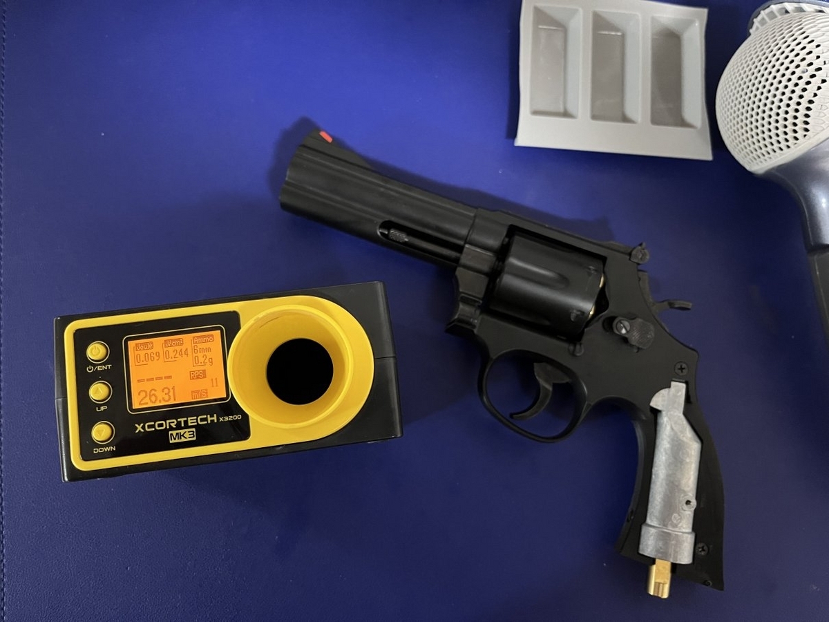 Marushin M586 モデルガン ＆　空撃ち用カートリッジ6個付き Complete explanation] The new cartridge for the Marushin