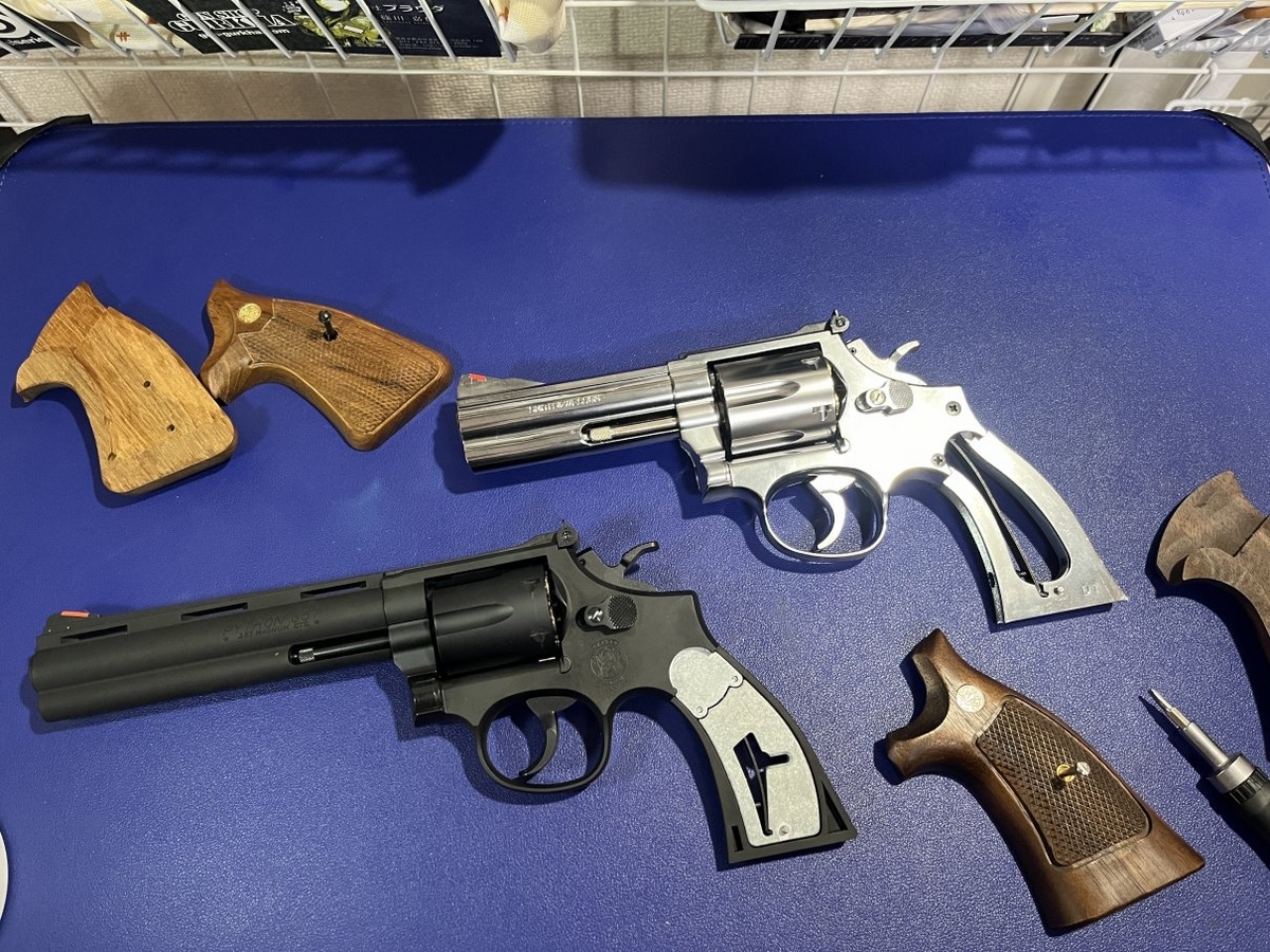 Marushin M586 モデルガン ＆　空撃ち用カートリッジ6個付き マルシン M586 ABS Xカートリッジ との戦い - ドクやん日記