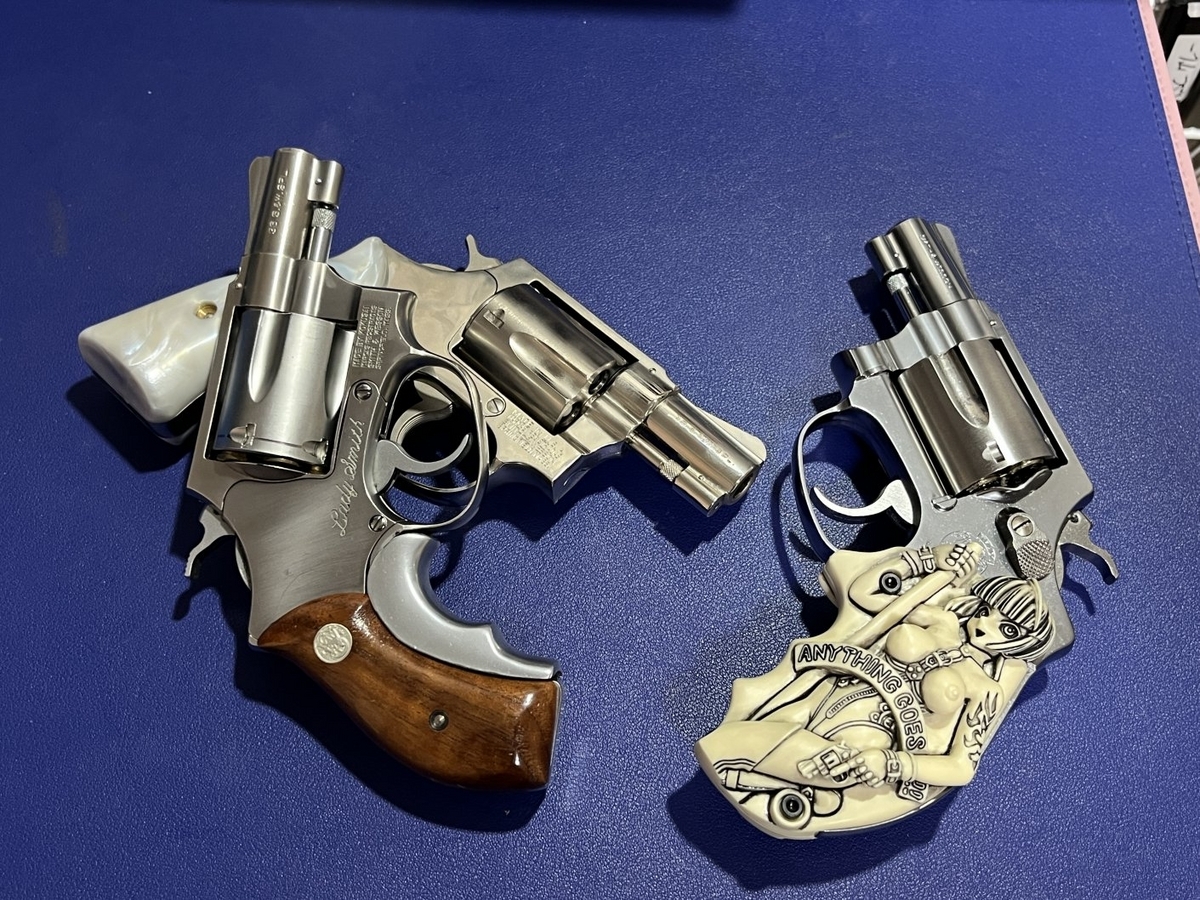 コクサイ　M60レディスミス　スーパーステンレスモデル ladysmith Yahoo!オークション - 【TA】コクサイ S＆W M60 Lady Smith