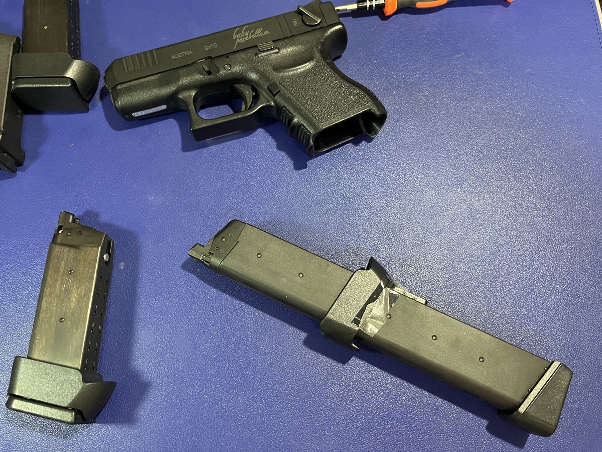 KSC G26C BABY PARABELLUM + ストック - ドクやん日記 エアガンとか