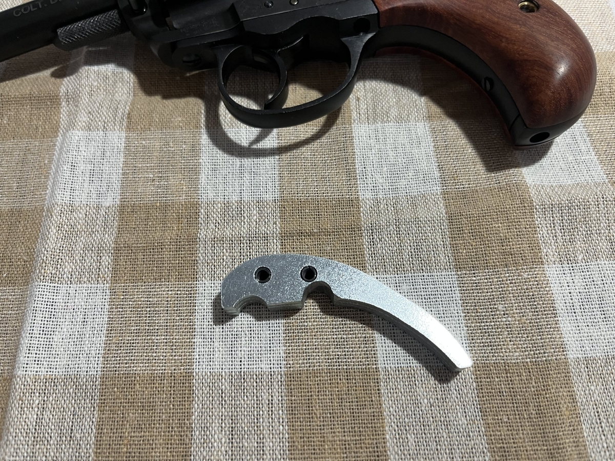 M1877 ライトニング カスタムグリップ に 新グリップウエイトを