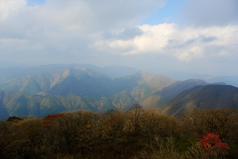 伊吹山駐車場から