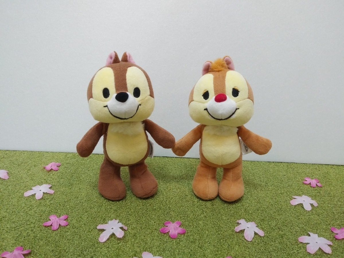 我が家のぬいもーず チップとデールの誕生日 気ままに我が道を生きたい