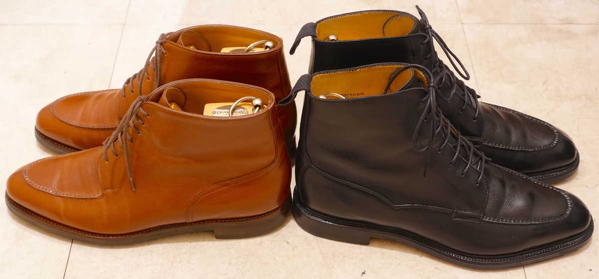 EDWARD GREEN エドワードグリーン の Edward Green Galway Cap-Toe Textured-Leather Boots ブーツ